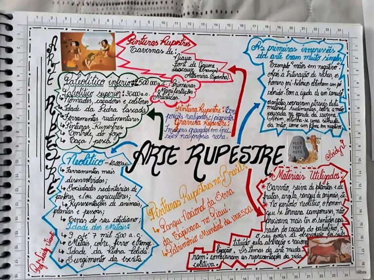 MAPA MENTAL SOBRE ARTE RUPESTRE STUDY MAPS