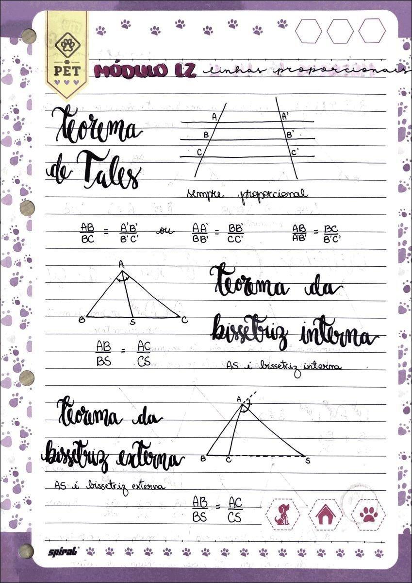 Mapas Mentais Sobre Teorema De Tales Study Maps