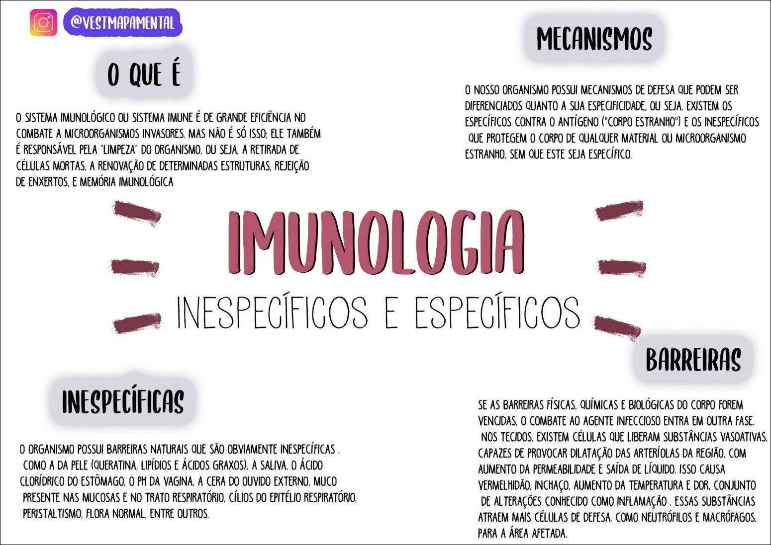 Mapas Mentais Sobre Imunologia Study Maps