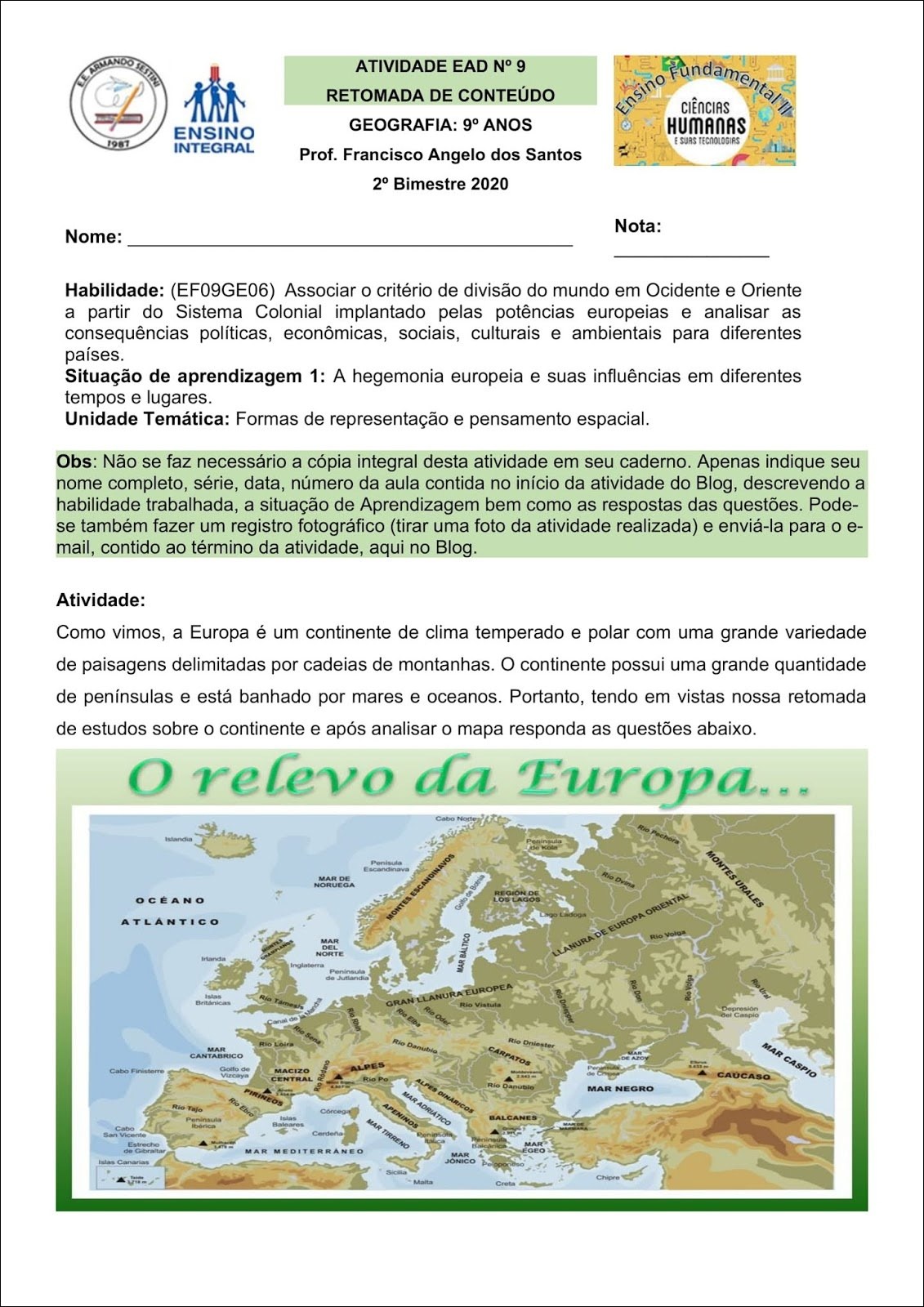 Mapas Mentais Sobre Hegemonia Europeia Study Maps