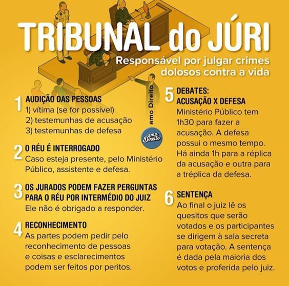 MAPA MENTAL SOBRE TRIBUNAL DO JURI - STUDY MAPS