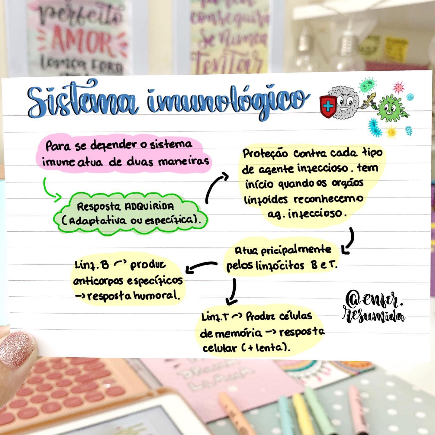 MAPA MENTAL SOBRE SISTEMA IMUNOLÓGICO - STUDY MAPS