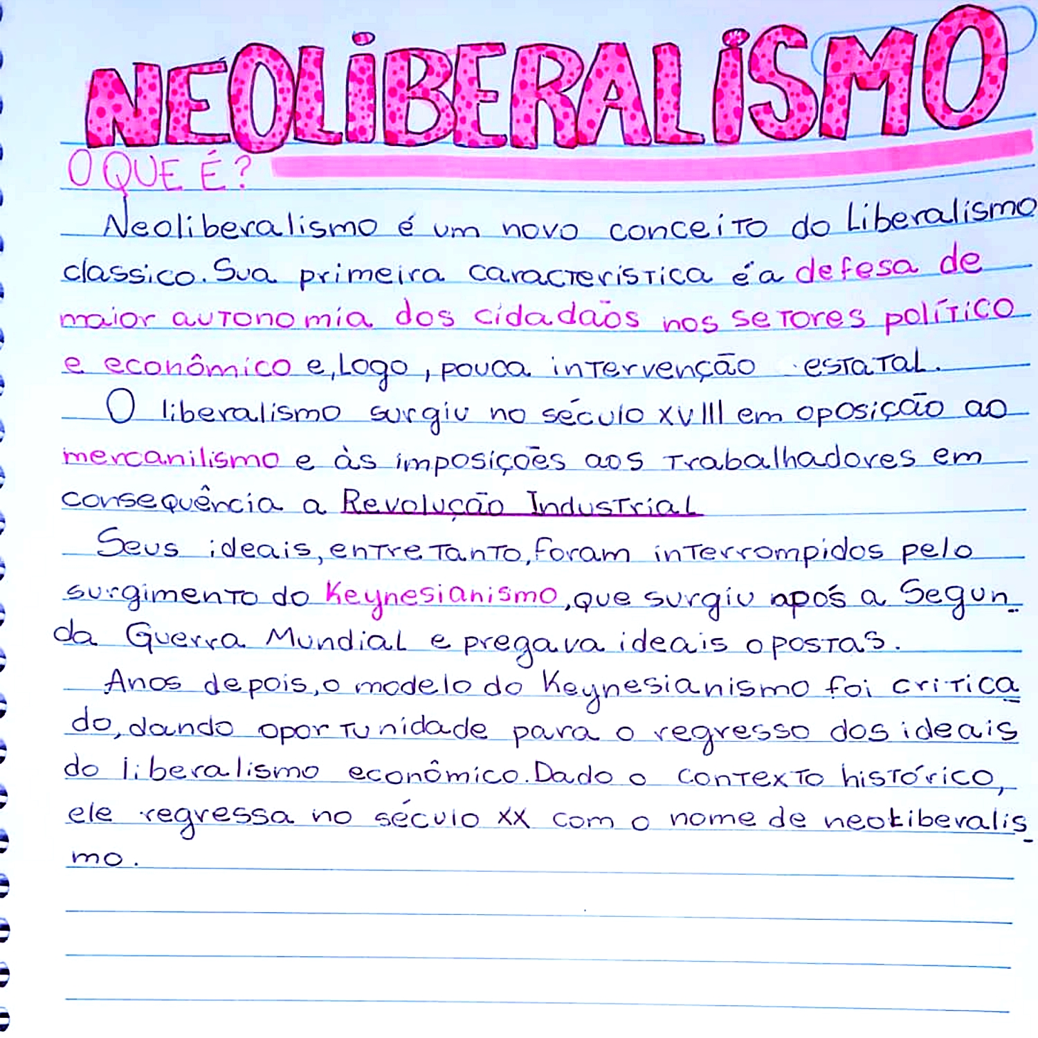 MAPA MENTAL SOBRE NEOLIBERALISMO - STUDY MAPS