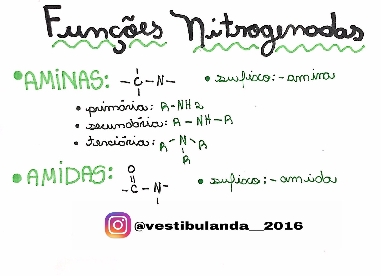 FUNÇÕES NITROGENADAS