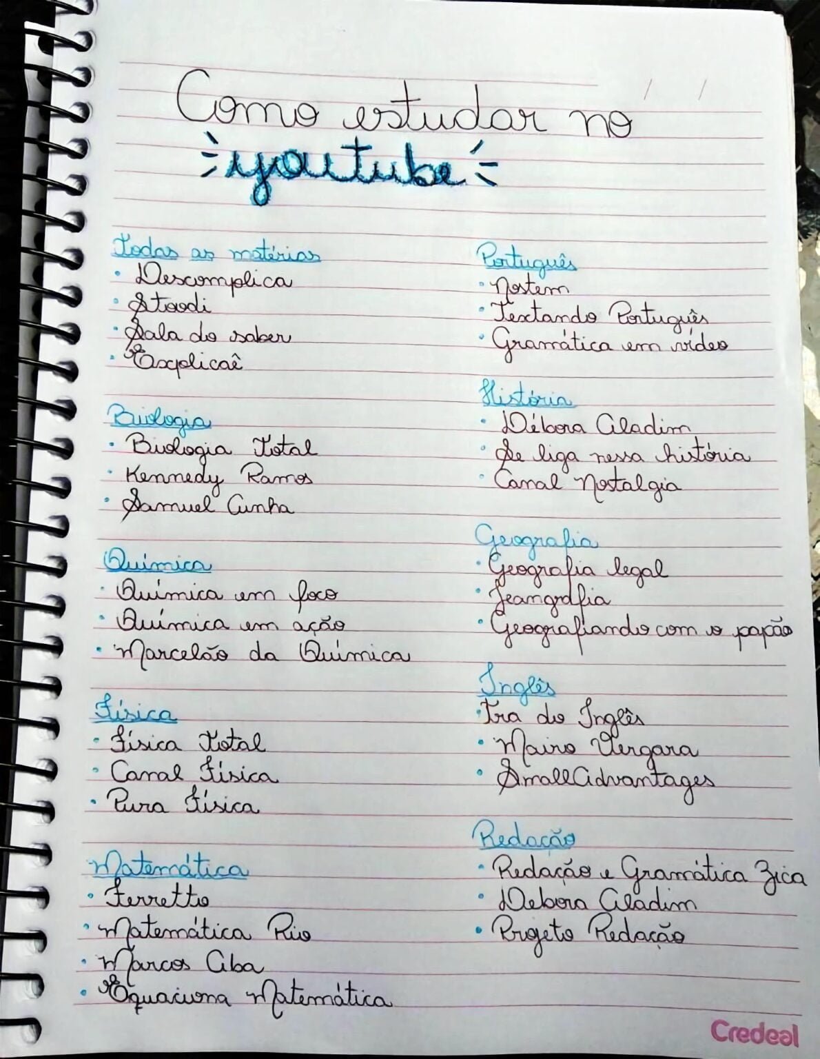 Como estudar no Youtube