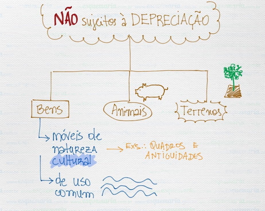 Não Sujeitos a Depreciação