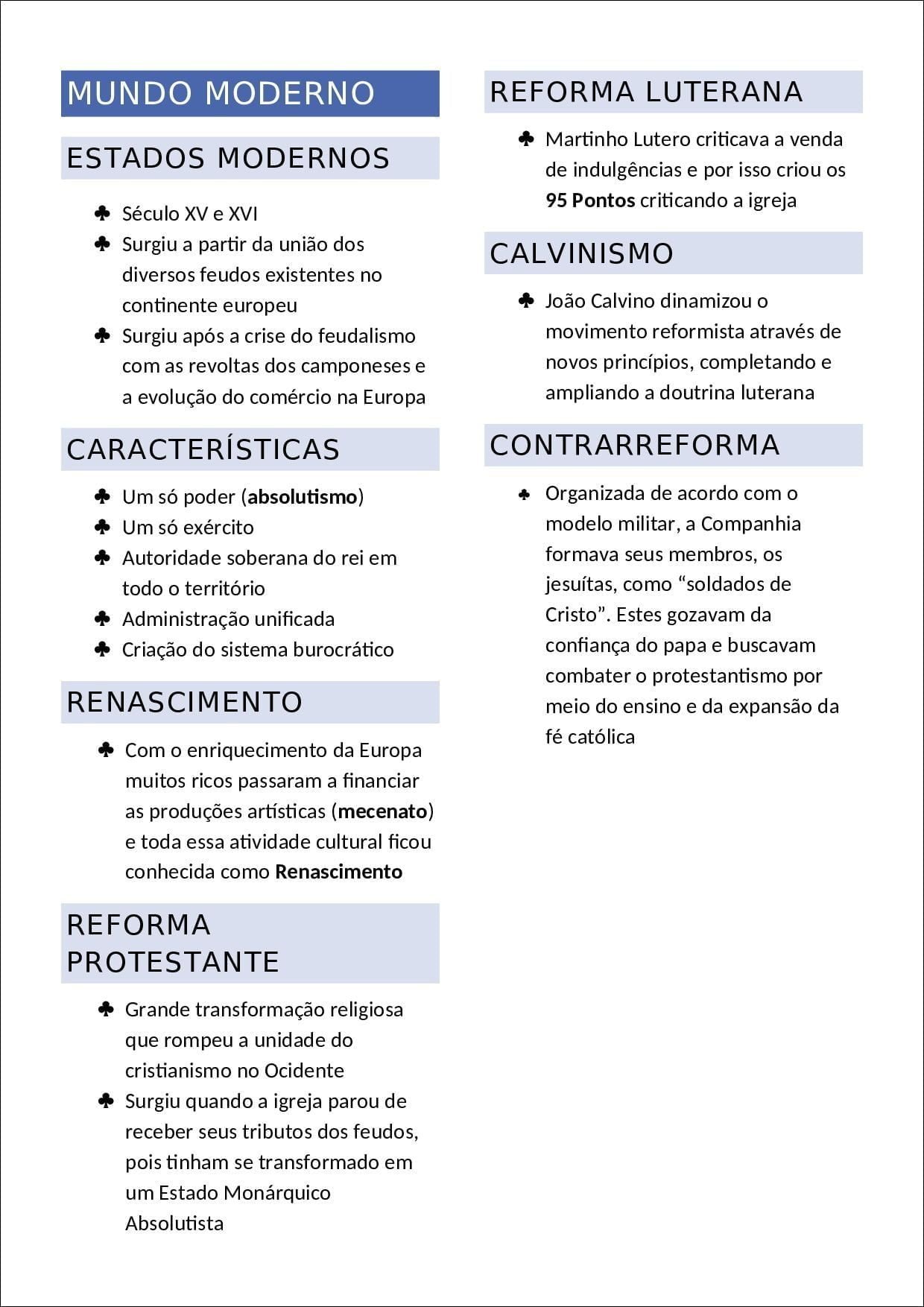 FORMAÇÃO DOS ESTADOS NACIONAIS