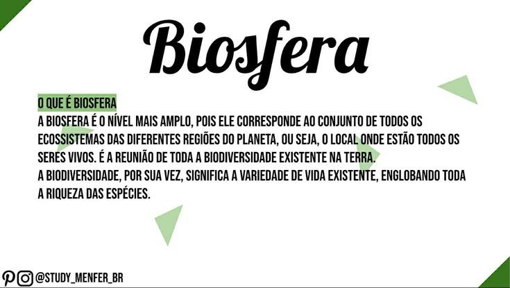 Mapa mental sobre BIOSFERA