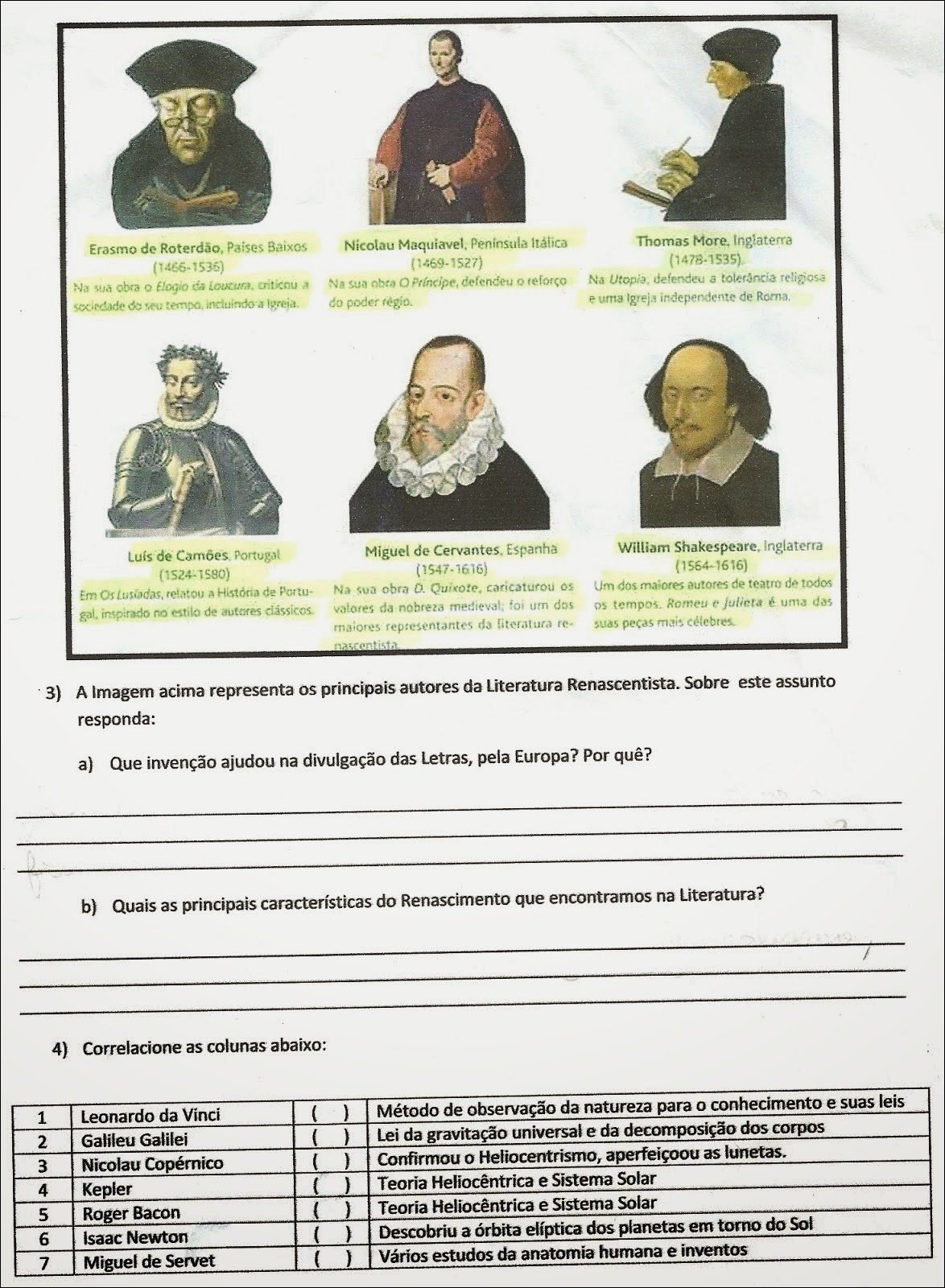 Mapa mental com Thomas More Inglaterra no centro, ramificando-se para Nicolau Maquiavel Peninsula Itálica e Erasmo de Roterdão Países Baixos
