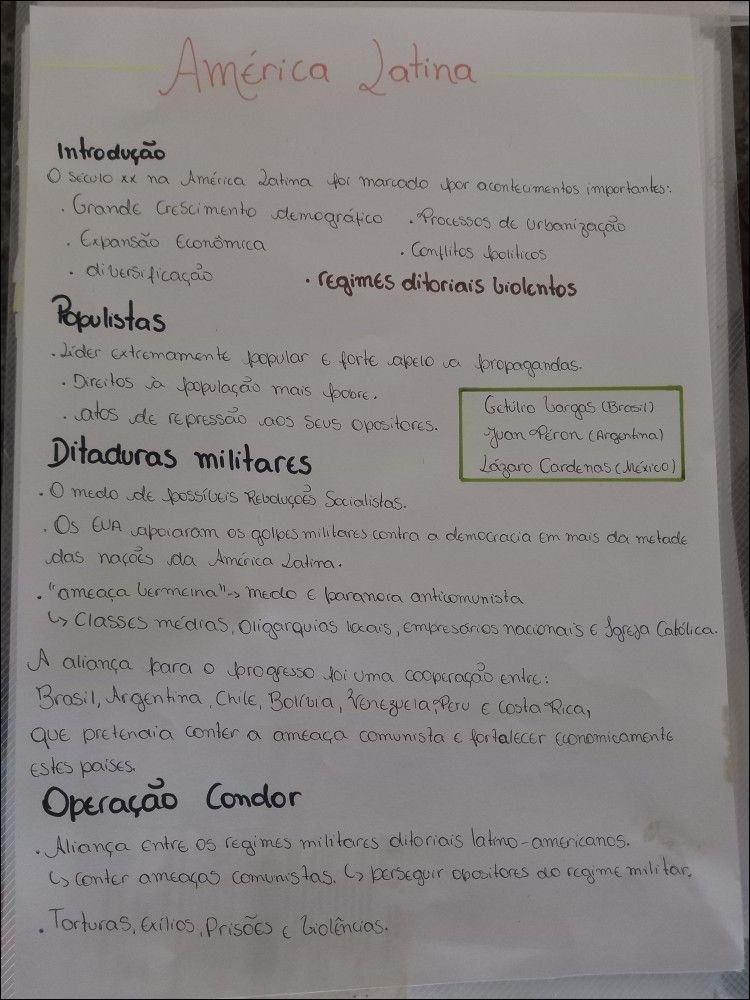 América Latina: Século XX e suas Transformações