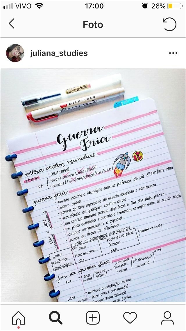 Mapa mental com a palavra VIVO no centro, ramificando-se para as palavras Foto e juliana_studies