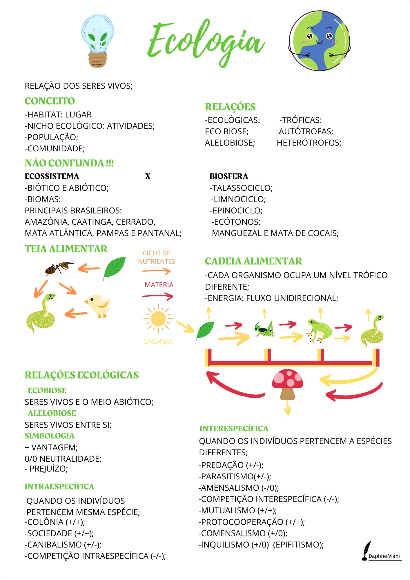 Mapas Mentais Sobre Ecologia Study Maps