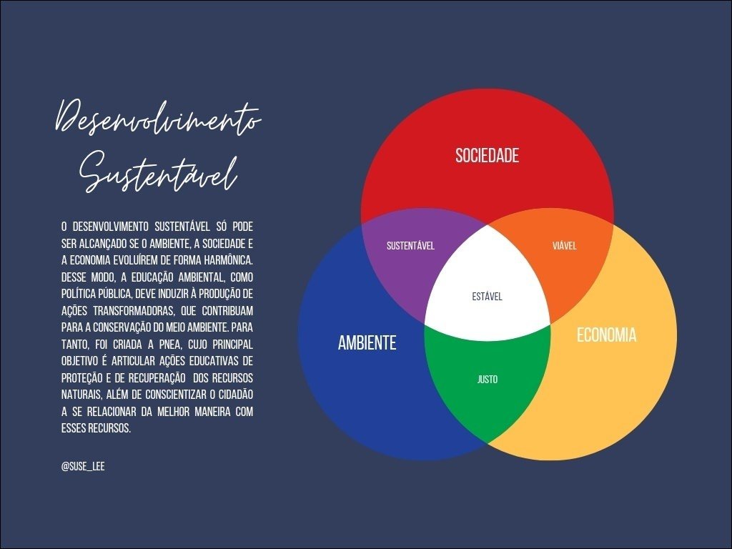 Mapa mental com Desenvolvimento no centro, ramificando-se para SOCIEDADE e Sustentável