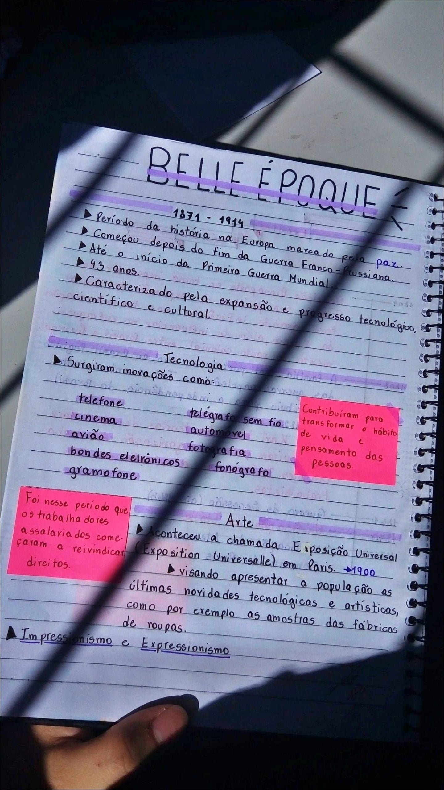Mapa mental com Belle Époque no centro, ramificando-se para 1871 1914 e Período da história not Europa marca do pela paz