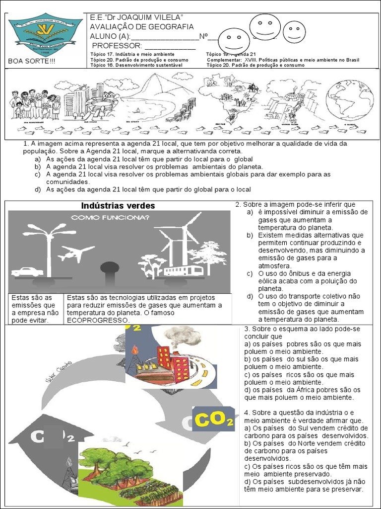 Indústria, Ambiente e Desenvolvimento Sustentável