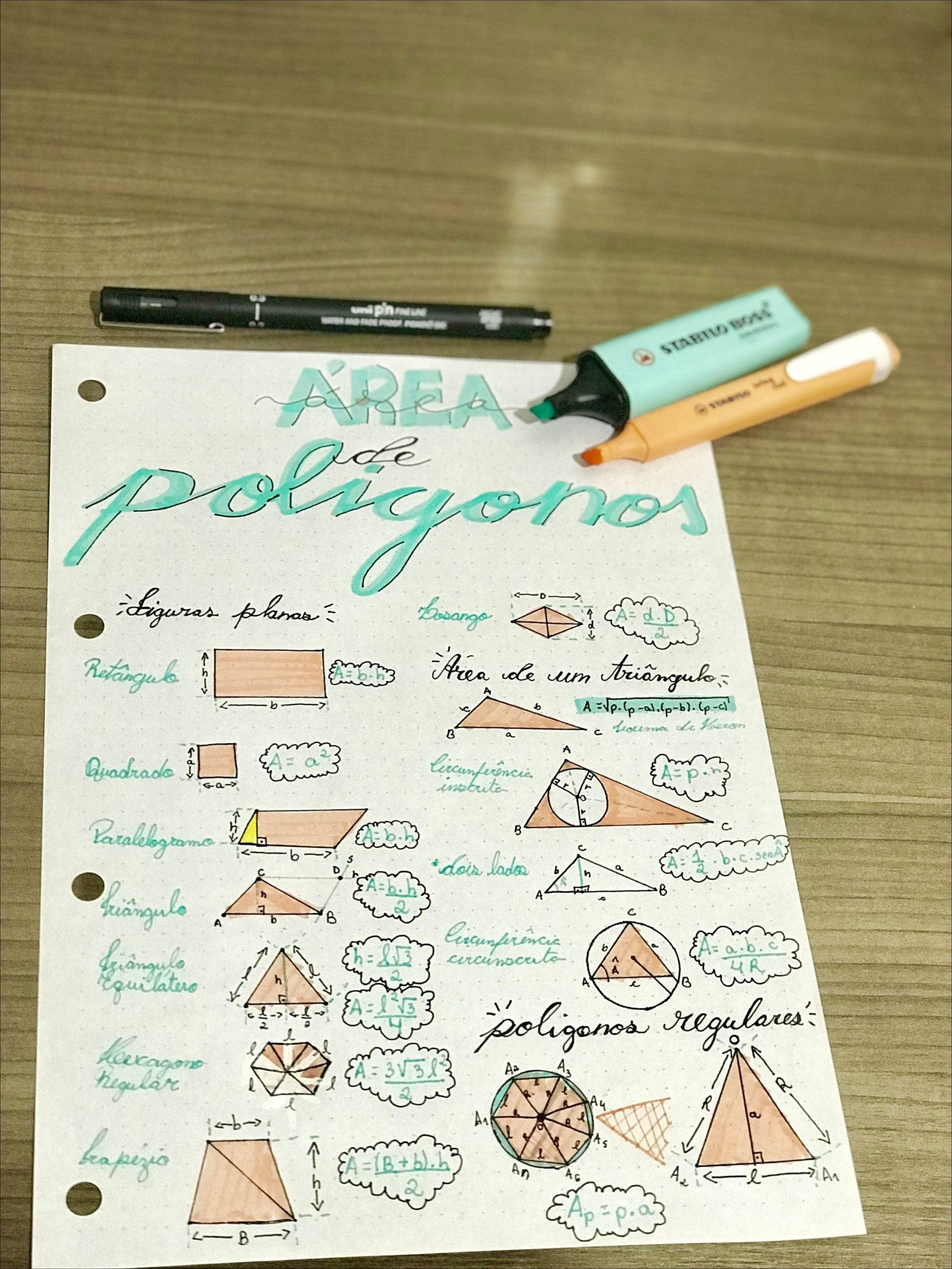 Geometria plana e áreas