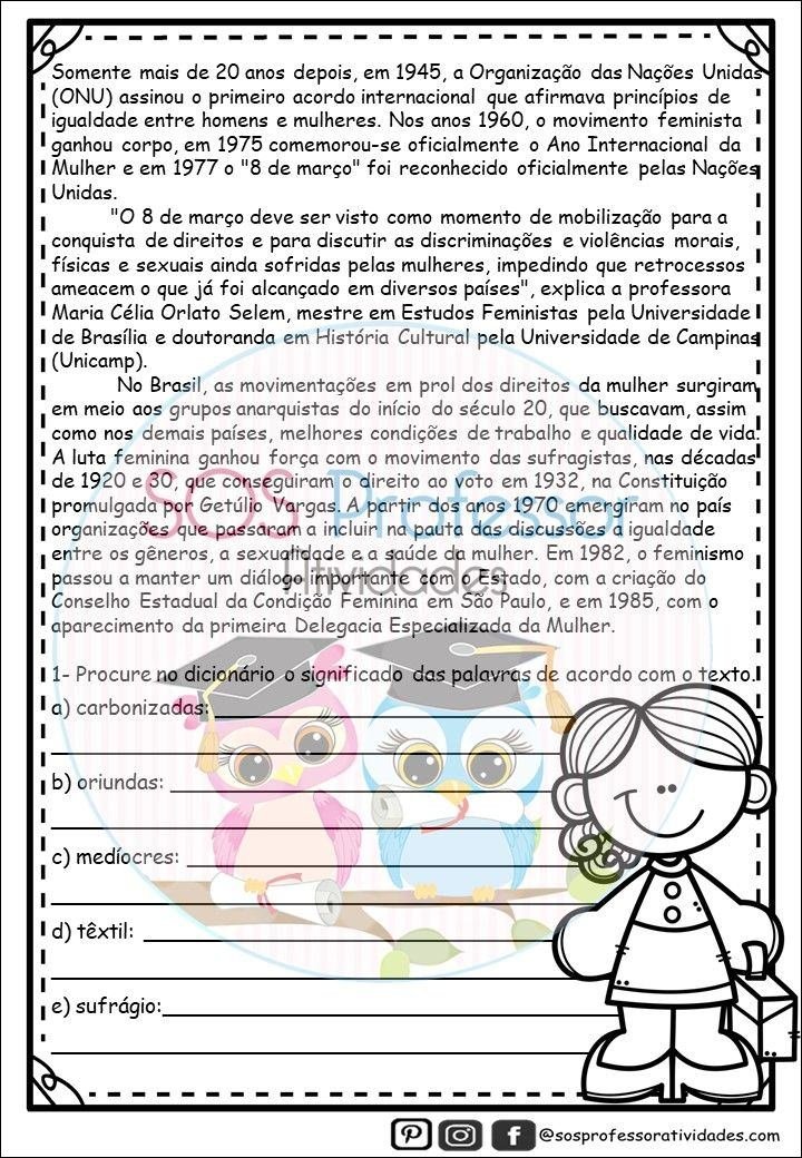 Mapa mental com Igualdade no centro, ramificando-se para Princípios e Homens e Mulheres