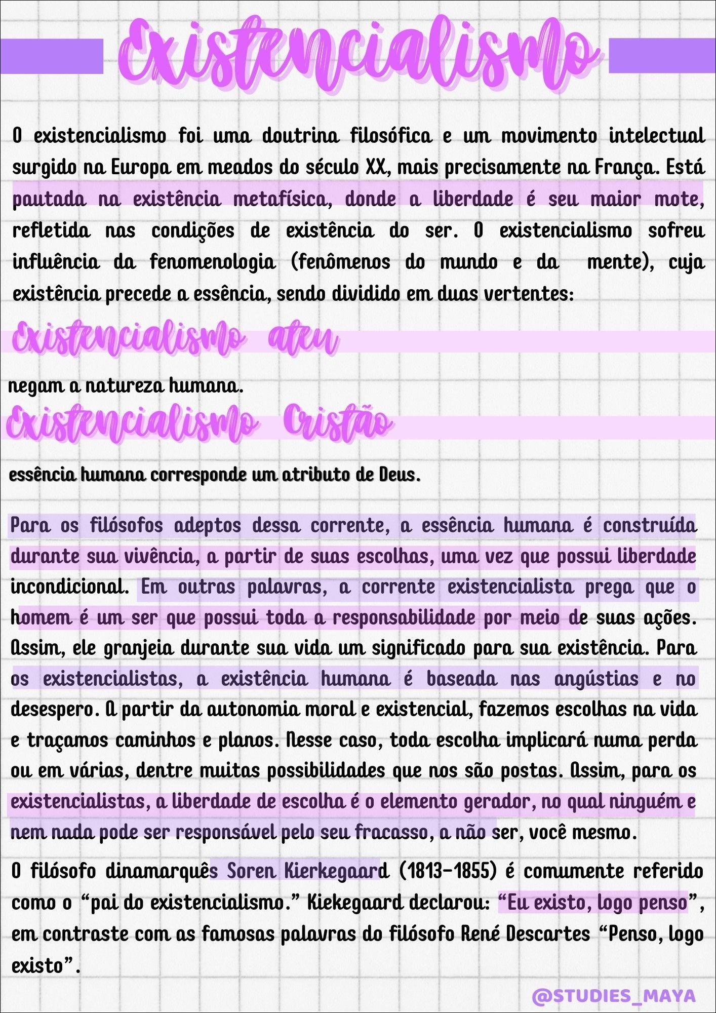 Existencialismo: Doutrina Filosófica e Movimento Intelectual