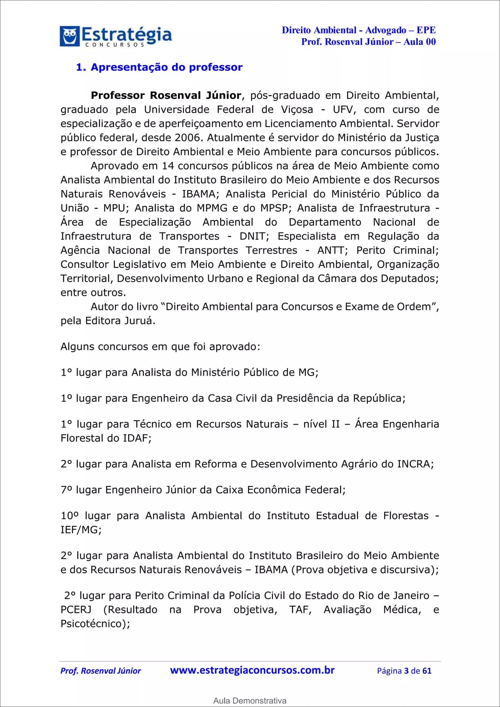 Mapa mental com Direito Ambiental no centro, ramificando-se para Adrogado EPE e Estratégia