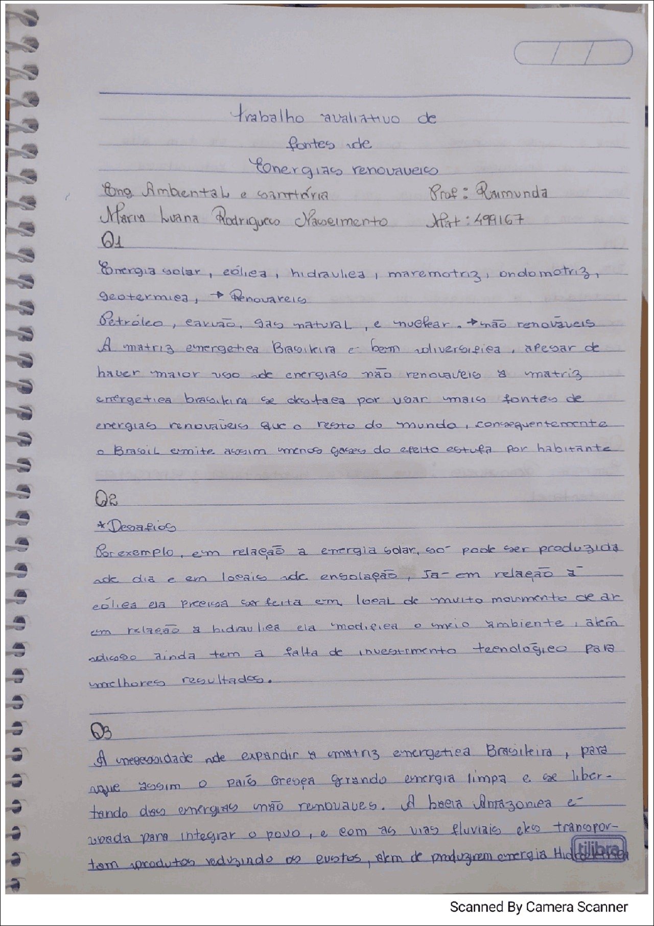 Mapa mental com trabalho avaliativo de no centro, ramificando-se para fontes de e Energias renovauers
