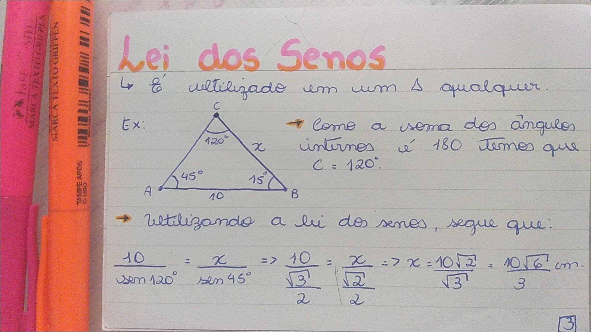 Mapas Mentais Sobre Lei Dos Senos Study Maps