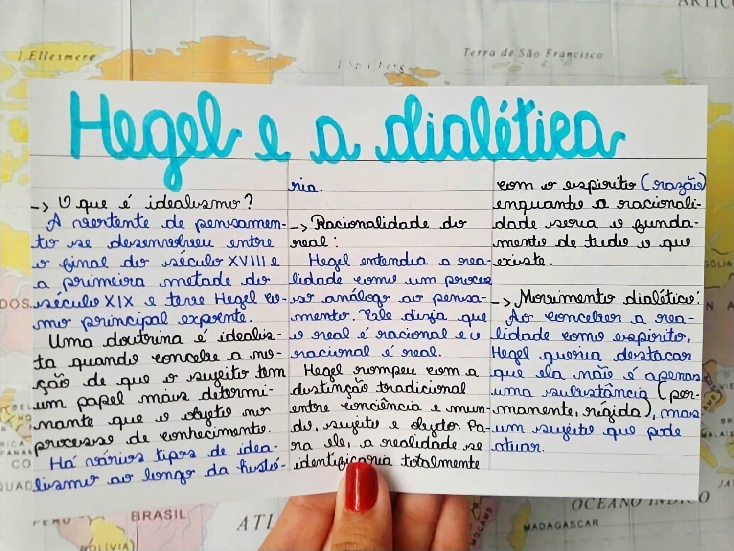 Mapa mental com Terra de São Francisco no centro, ramificando-se para Ellesmere e Hegel idealismo