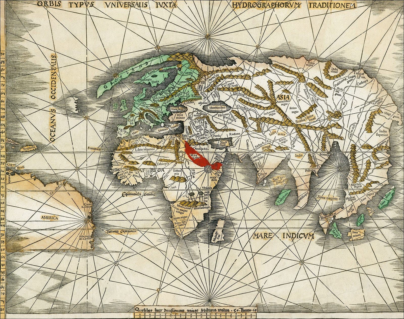 Mapa hidrográfico de Portugal e Espanha