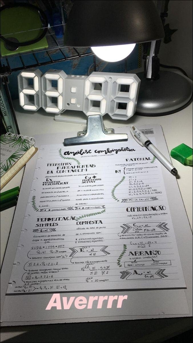 Mapa mental com METODC no centro, ramificando-se para NATURAL e amálise combinatória